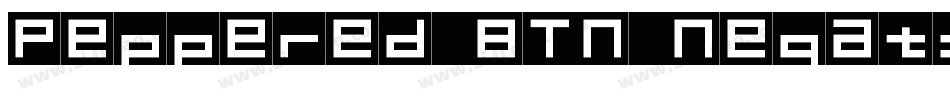 Peppered BTN Negative字体转换